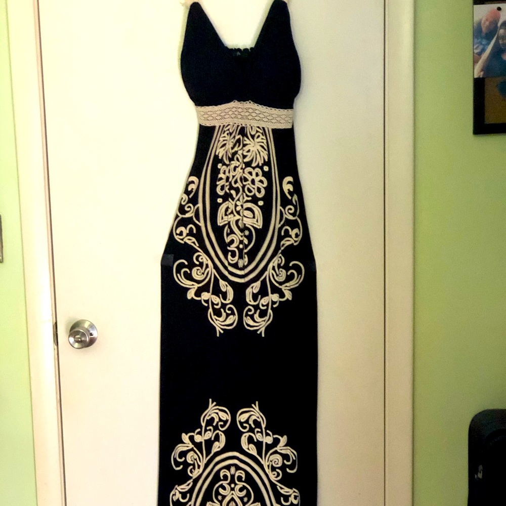Black dress with detailing